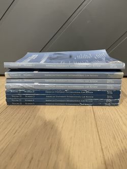American University International Law Review – Vol. 22 & 23 Set