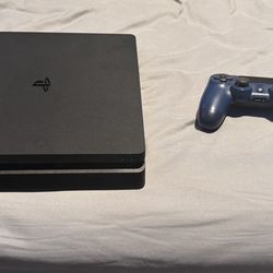 playstation 4 with controller