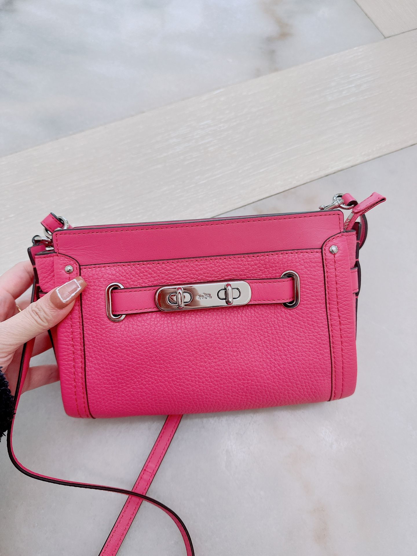 Coach Swagger Wristlet/crossbody bag 2in 1 /NWT