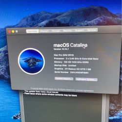 Mac Pro 2012 3.46 128gb
