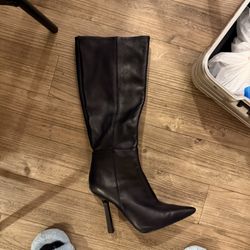 Steve Madden Black Under The Knee Boots