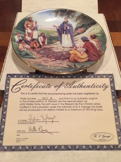 Beautiful Antique Plate Collection