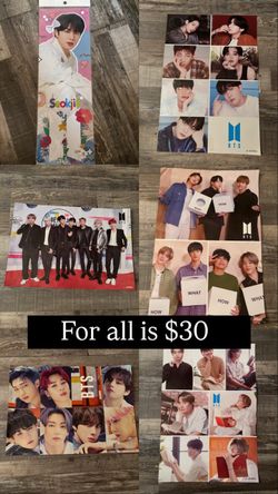 BTS K-Pop Posters Bundle
