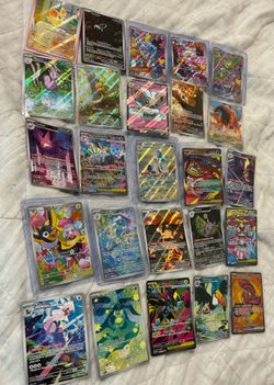 Pokemon Illustrator Ultra Full Art Rare Bundle 25 Card Lot Ascended Heroes Pitch Black Chaos Rising