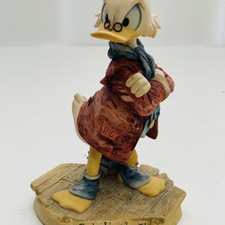 Limited Edition! Disney Scrooge McDuck Mickeys Tomorrow Today Walt Disney Figurine