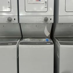 Whirlpool Stacked Laundry Center 1.6 cu. ft. Top load Washer & Electric 3.4 cu. ft. Vented Dryer