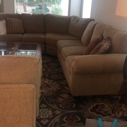 Four Piece Curved Sectional