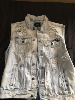 Jean jacket vest Medium
