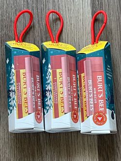 New! Burt’s Bees 3 Piece Lip Balm Set $5 Set