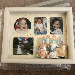 Decorative 4 Picture Frame For Baby (with stock pictures)