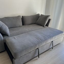 Convertible Fabric Sofa