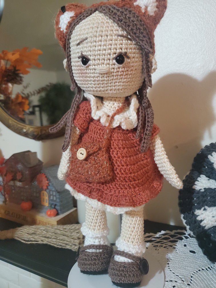Crocheted Foxy Girl And Others