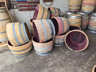 Half Wine Barrels