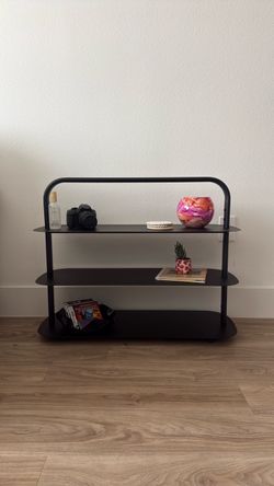 Storage table black