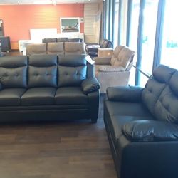 2 Piece Living Room Set Sofa And Loveseat