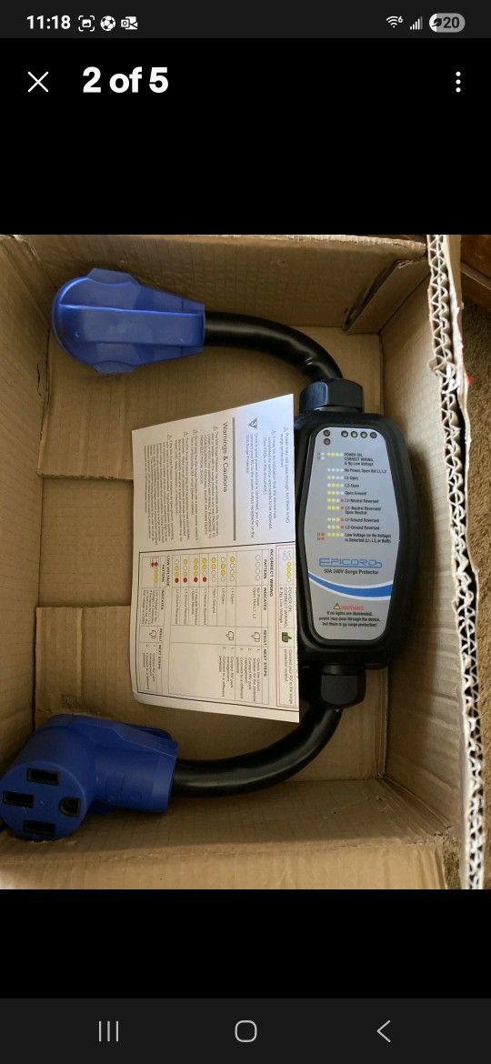 EPICORD Surge Protector 50A 240V