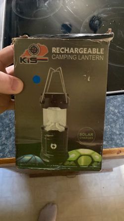 Rechargeable camping lantern