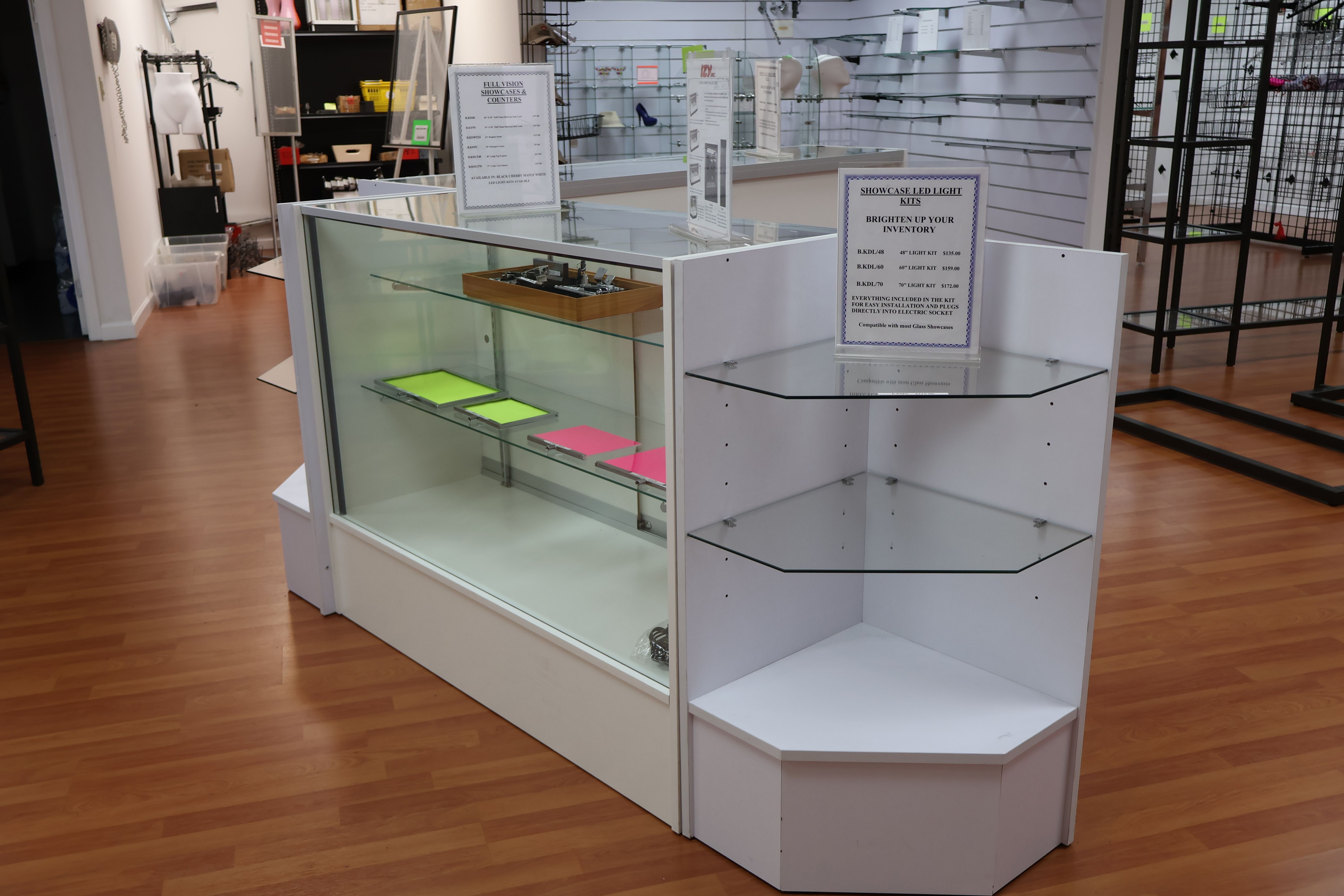 SlatWall Display Cases and more