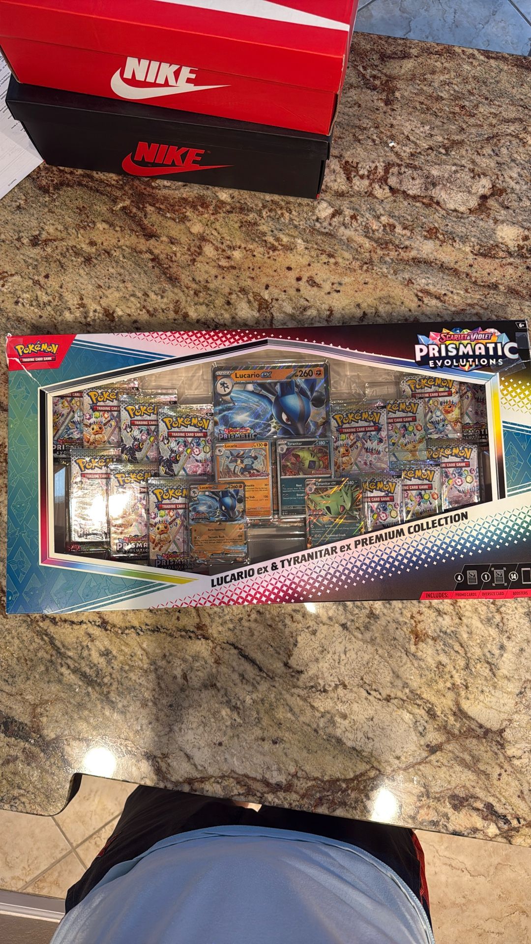 Pokémon Lucario Ex Tyranitar Ex Prismatic Evolutions Sam's Club Premium
