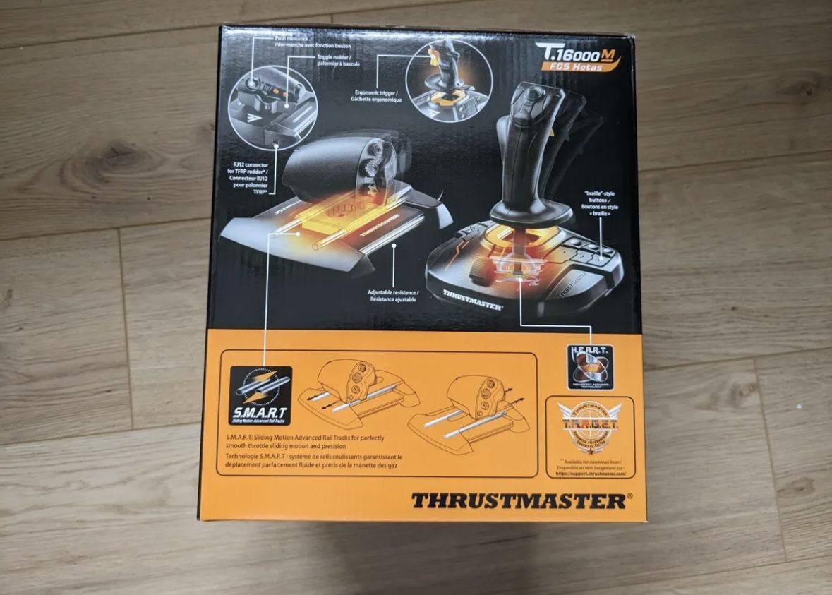 Thrustmaster T.16000 FCS Hotas Controller Electronics & Media