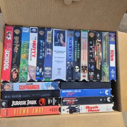 Far Box Of VHS Tapes