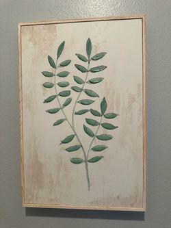 Botanical Leaf Canvas Wall Art