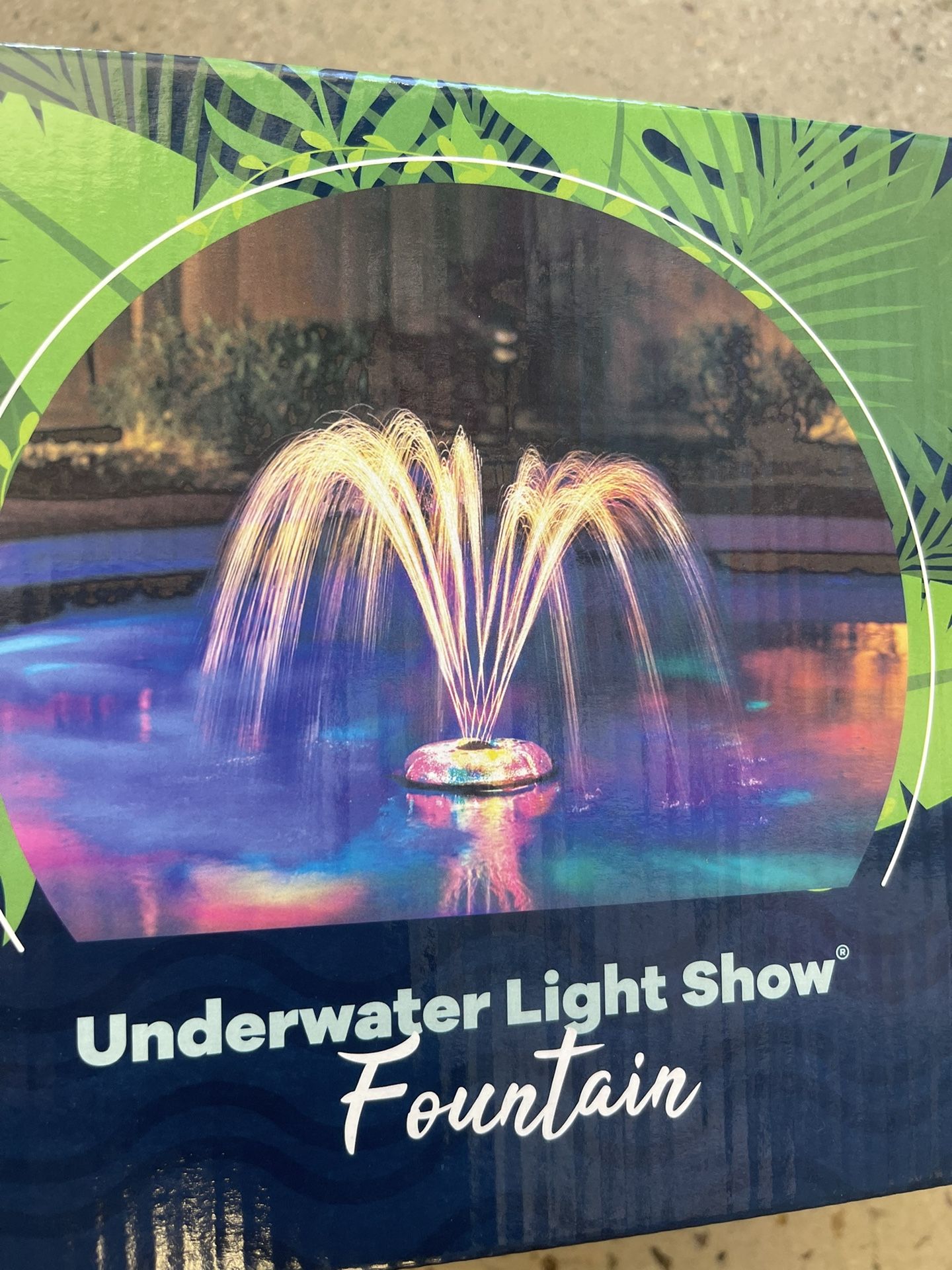 Brand New Underwater Light Show Fountain