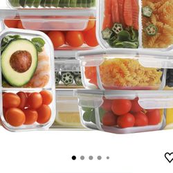 9 Piece Glass Container Set With Kids