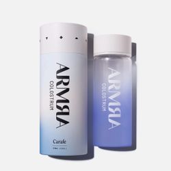 NEW ARMRA Carafe glass water bottle. 350ml. BPA and Plastic Free. Dishwasher Safe