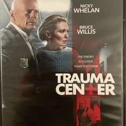 TRAUMA CENTER (DVD-2019) Bruce Willis + Nicky Whelan!