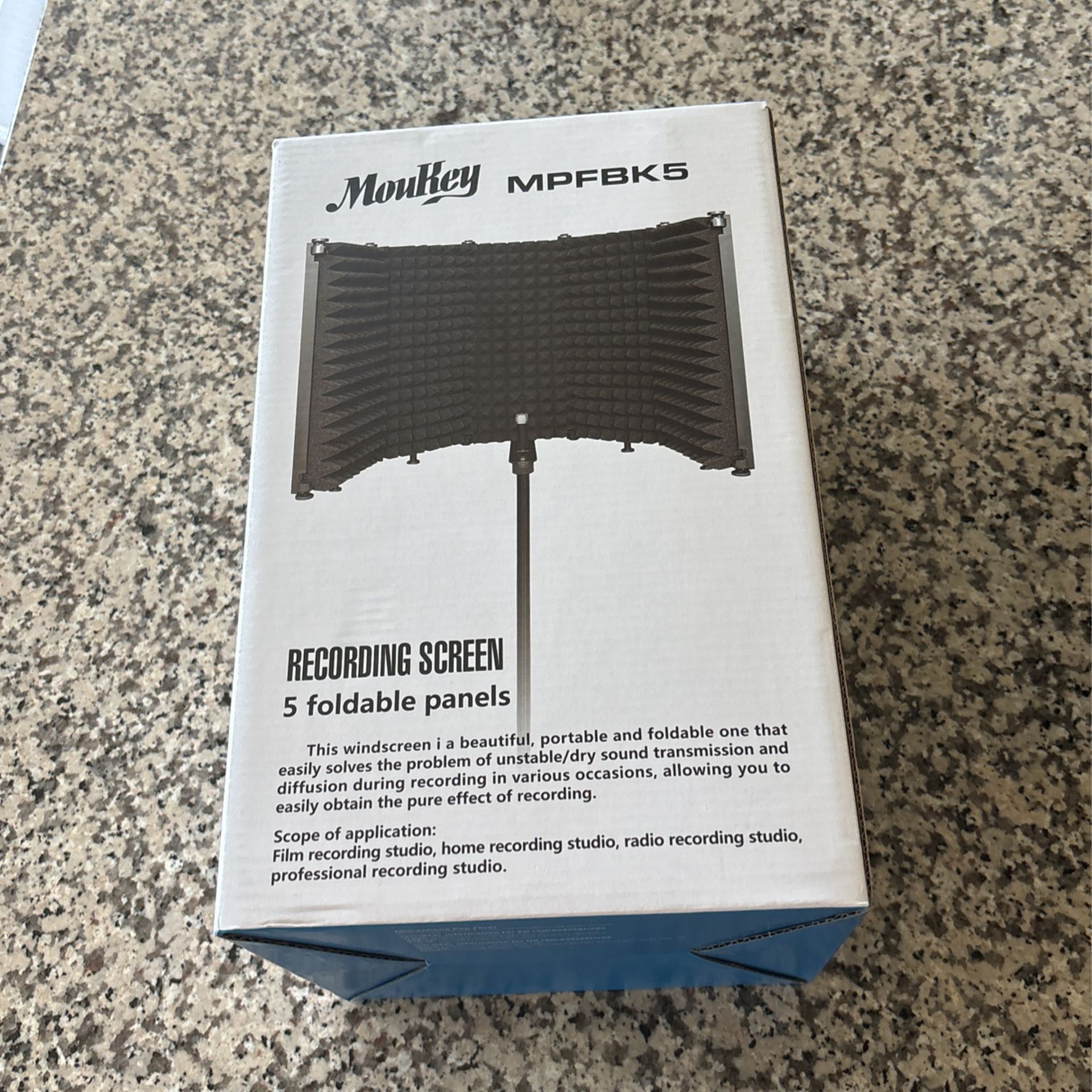 MouKey MPFBK5 Microphone Screen