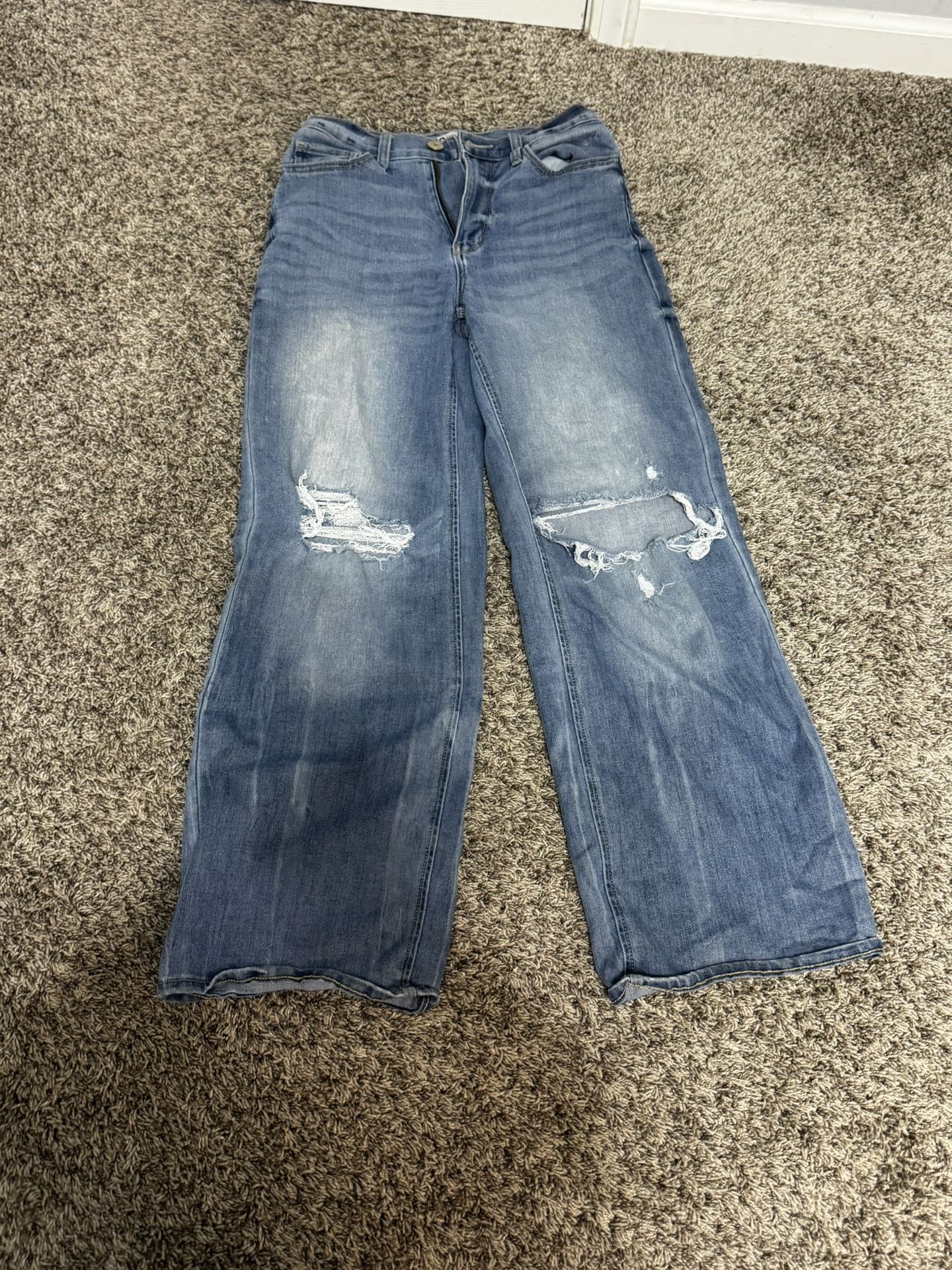 Ripped Blue Jeans