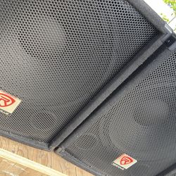 Rockville SBG1158 15-in 800-Watt Peak / 400-Watt RMS, Passive Pro DJ Live Sound Subwoofers