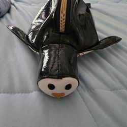 Betsey Johnson Tuxedo Penguin Wristlet