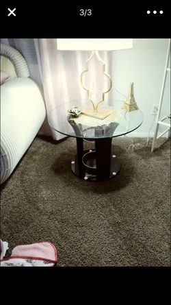 One coffee table 2 end tables and a TV stand