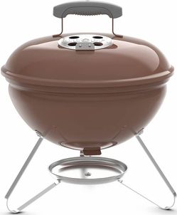 Weber table top grill, brown