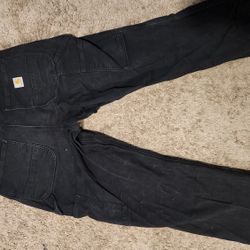 34x30 Double Front Carhartt Utility Pants