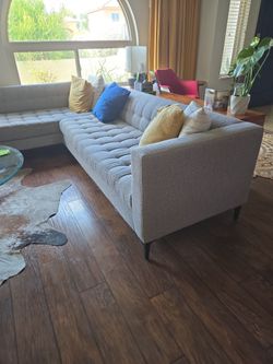 MCM L shaped Couch