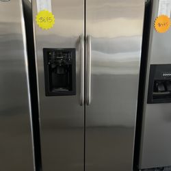 GE Stainless Steel Side By Side Refrigerator 