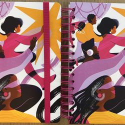 NEW Lot Of (2) T-Mobile Black History Month Journal Notebook T-Mobile Tuesdays  Artist: Sabrina Khadija  Minor imperfections as seen in last two photo