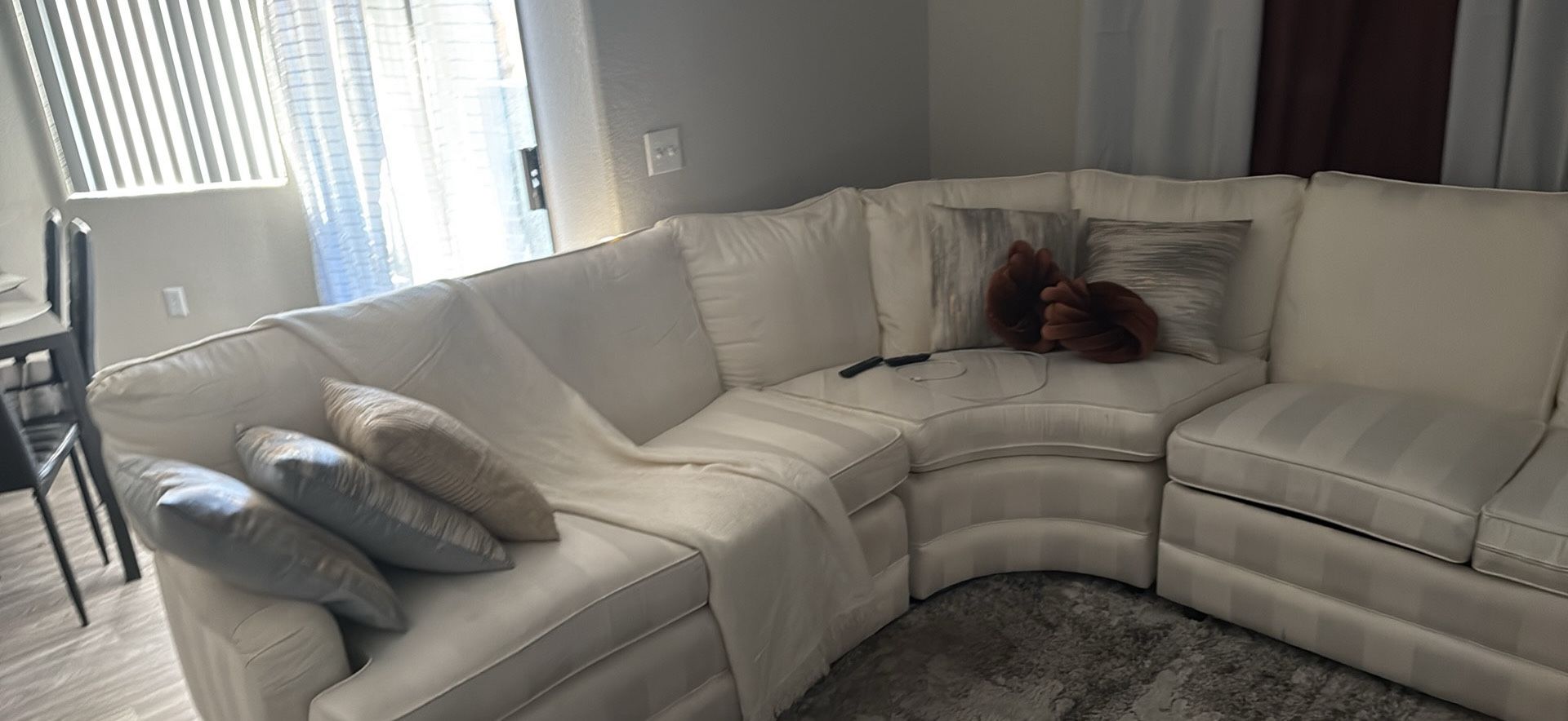 Large White Couch