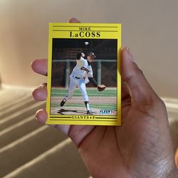 1991 Fleer Mike Lacoss