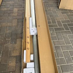 Soft Close and Open 24 in. to 36 in. x 80 in. Aluminum Upright Universal Heavy Duty Pocket Door Frame for 2x4 Stud Wall