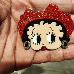 Betty boo brooch