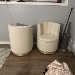 Spin Storage Chairs- Set Of 2