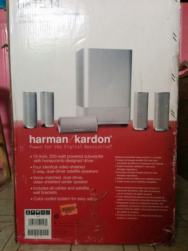 Harman Kardon HKTS 14 5.1 6-piece loudspeaker system
