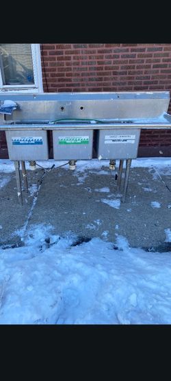 3 Compartment Zink Complit