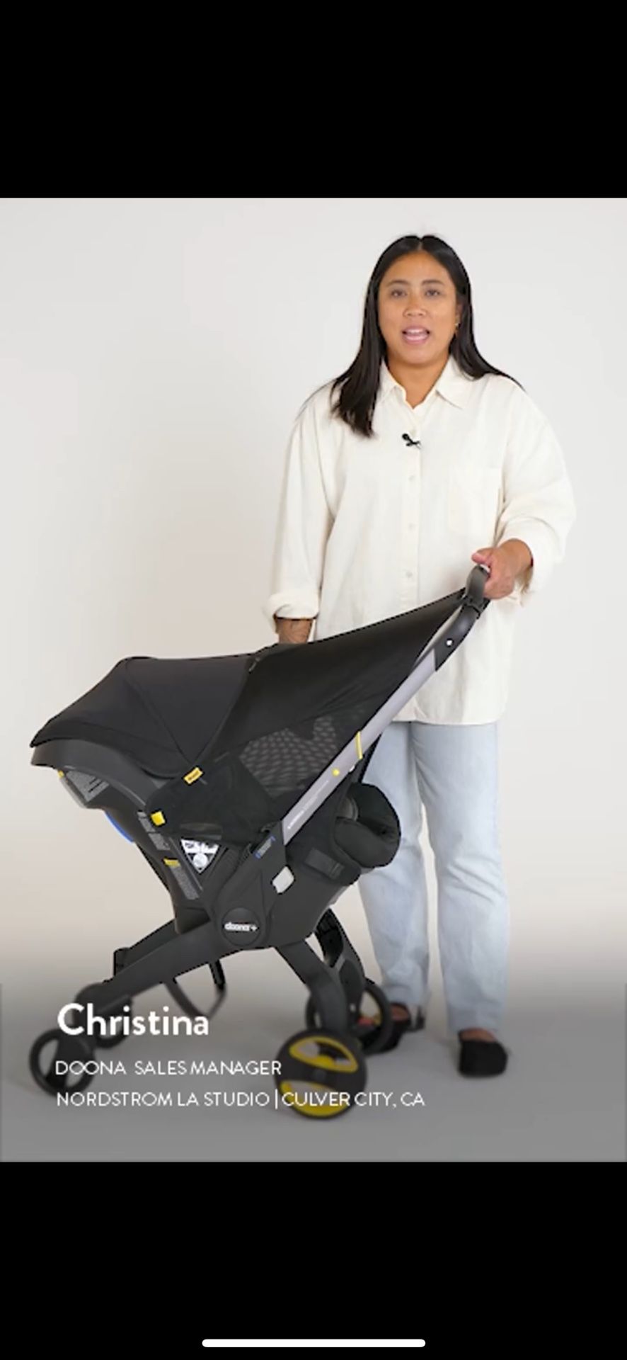 Donna Stroller w sunshade & Base