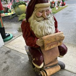 Christmas Santa Claus Statue