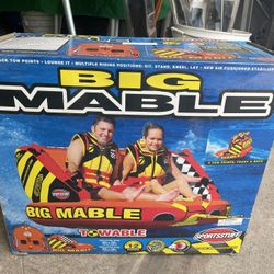 Sports stuff Boat Tube , Lund Crestliner, Big Mable Towable Tube, New! 